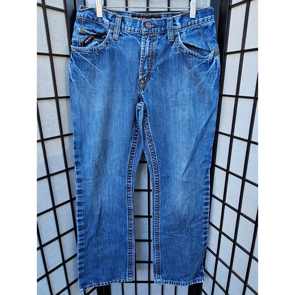 ARIAT FR Relaxed Boot Cut CAT 2 Flame Resistant Jeans 32x32 Workwear Denim Wear